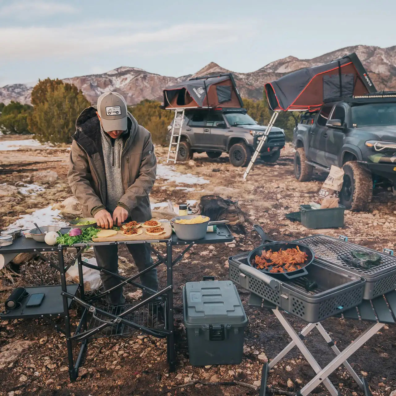 Slim-Fold Cook Station