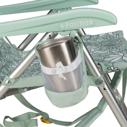 662358GCIOutdoorBackpackEvent-BeachChair_Floral-PastelGreen-cup-holder.webp